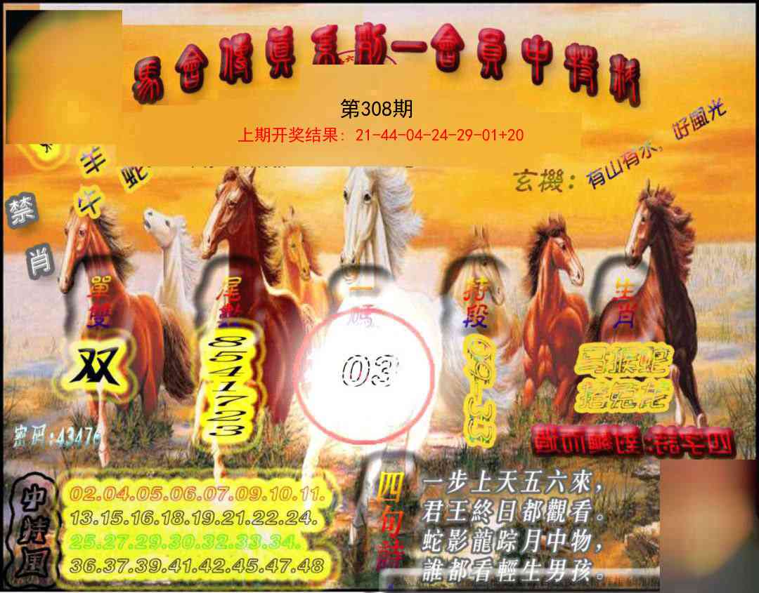 308期马会传真-会员报[图]