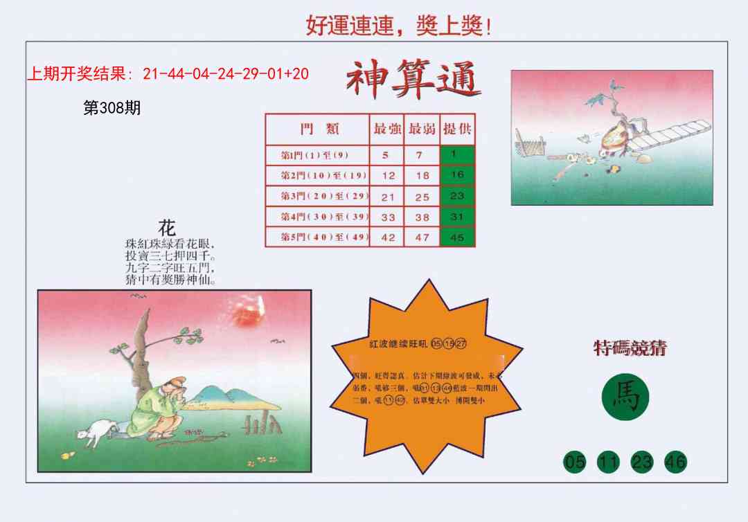 308期4-台湾神算[图]