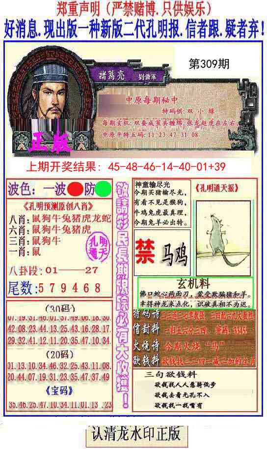 309期另二代孔明报[图]
