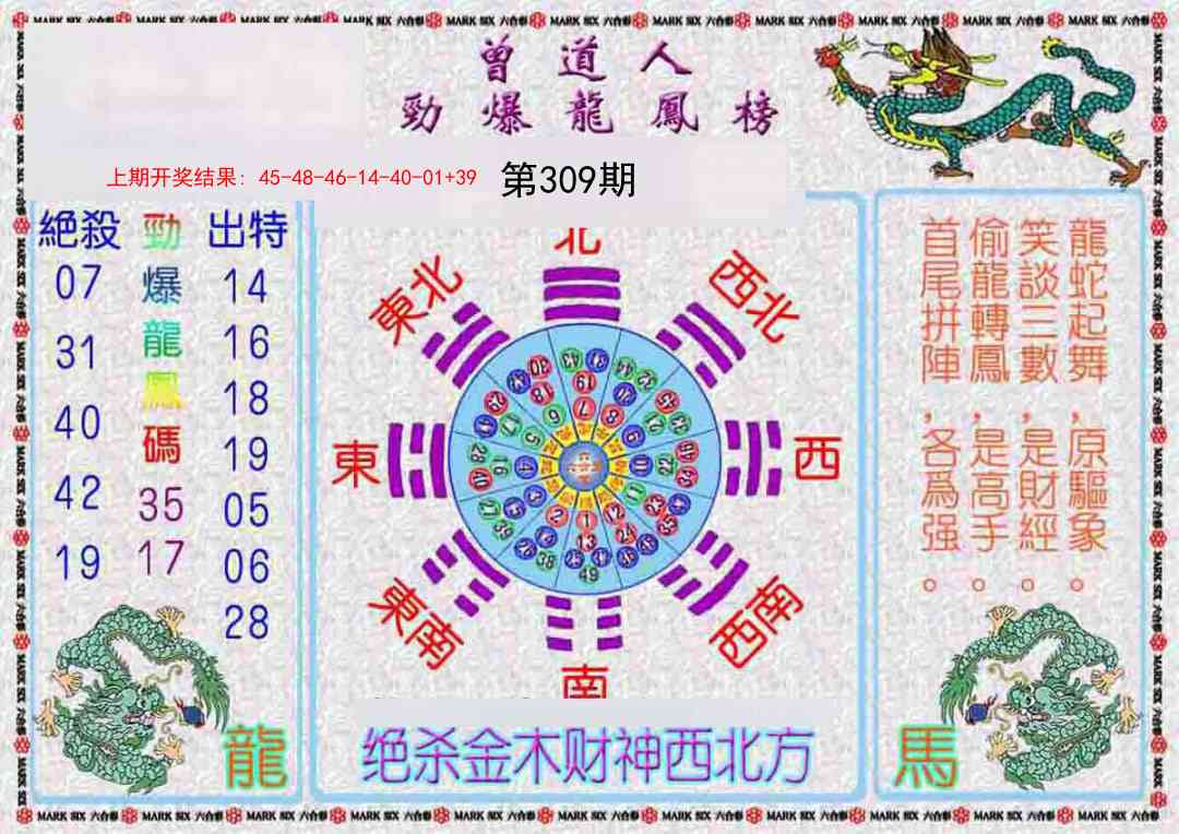 309期曾道人劲爆龙凤榜[图]