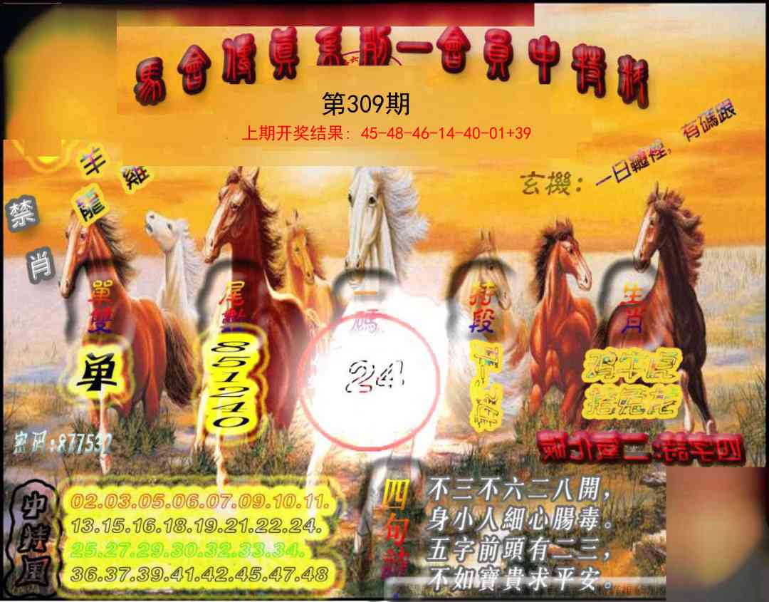 309期马会传真-会员报[图]