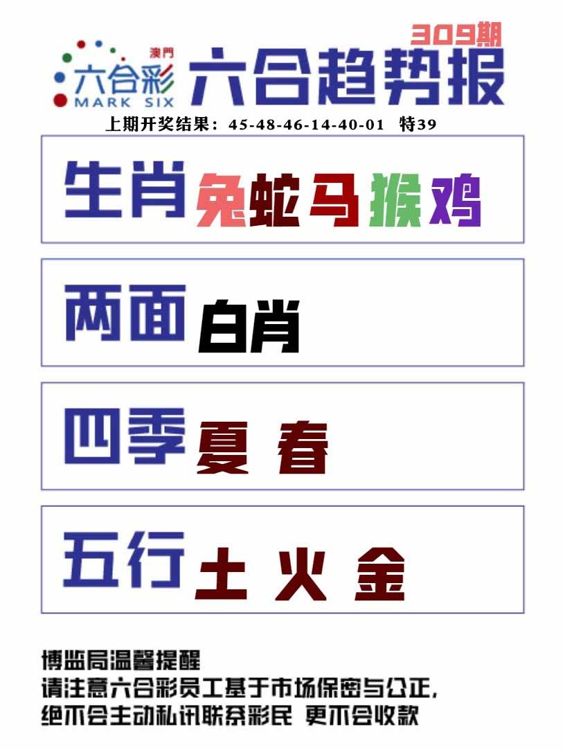 309期六合趋势图[图]