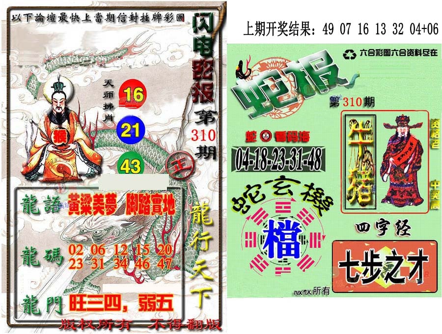310期蛇报闪电版[图]