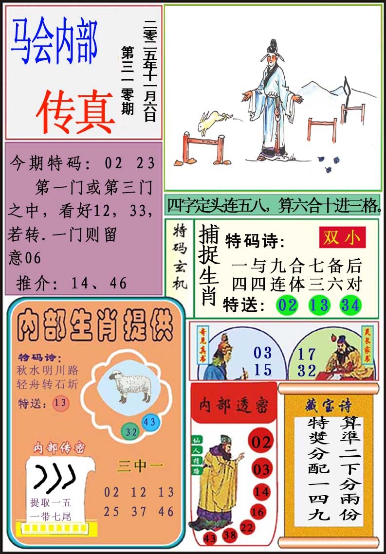 310期马会内部传真[图]