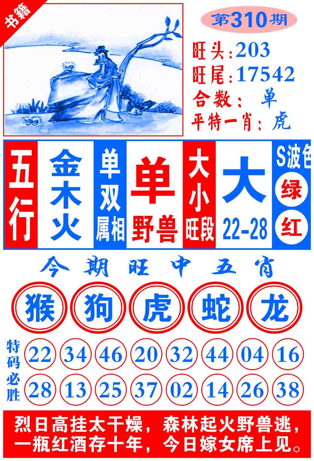 310期澳门全集心水[图]