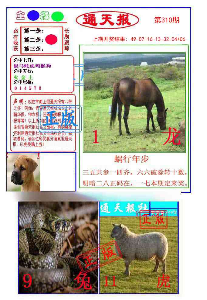 310期通天杀波图1[图]