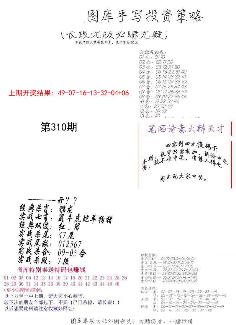310期手写投资策略[图]