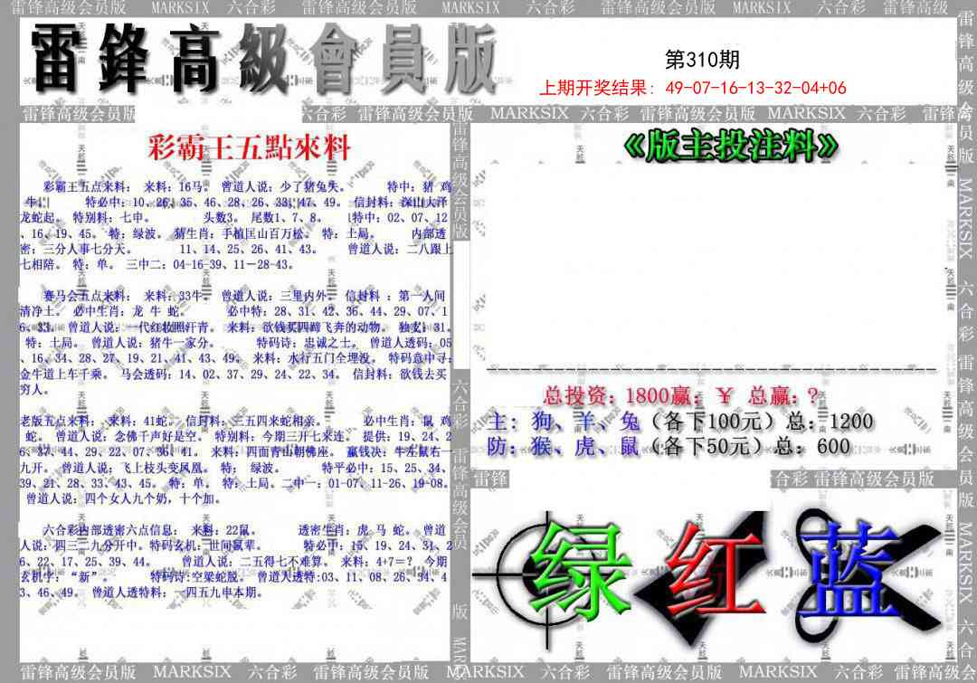 310期(假)雷锋高级会员版[图]