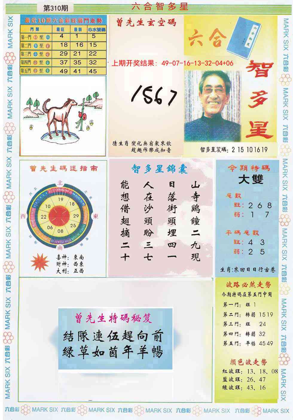 310期六合智多星[图]