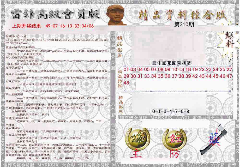 310期雷锋资料综合版[图]