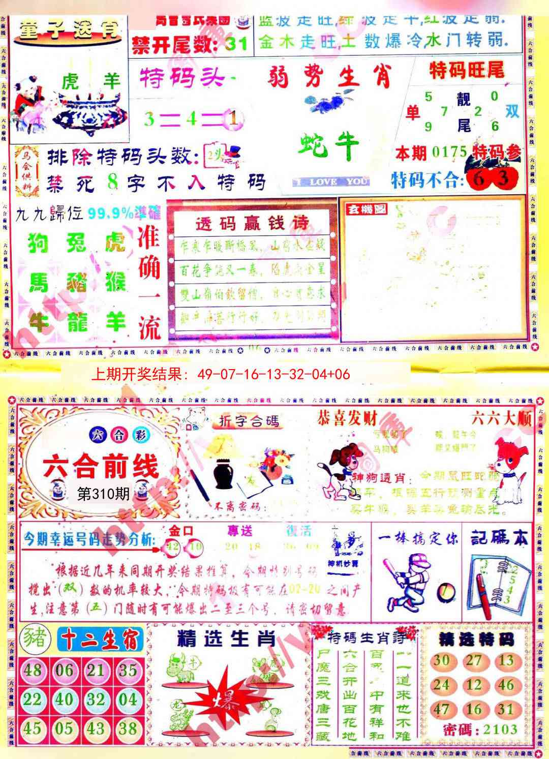 310期六合前线[图]