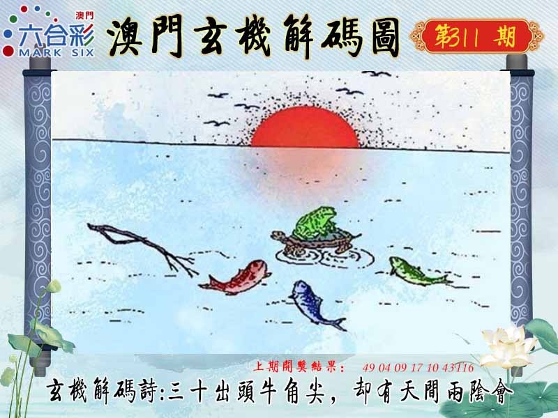 311期玄机解码图[图]