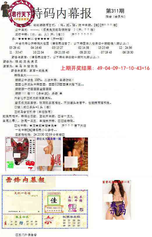 311期特码内幕报[图]