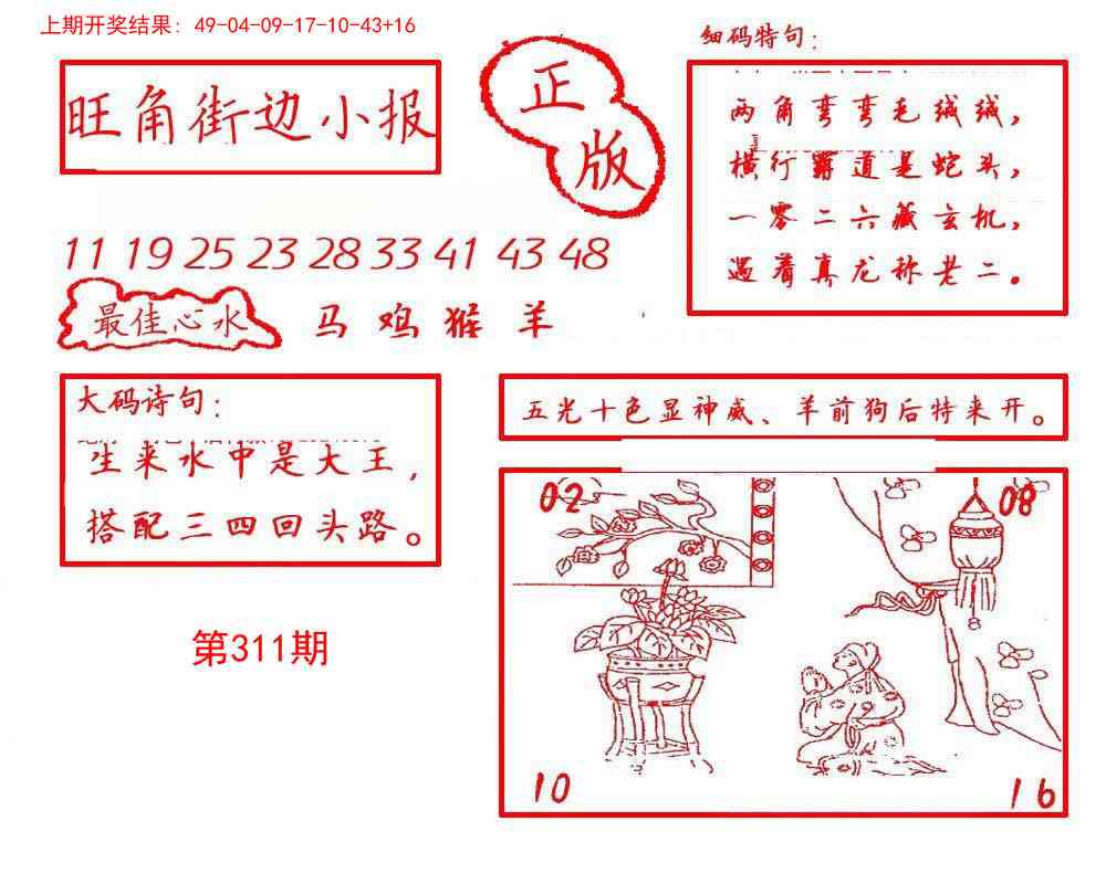 311期旺角街边小报[图]