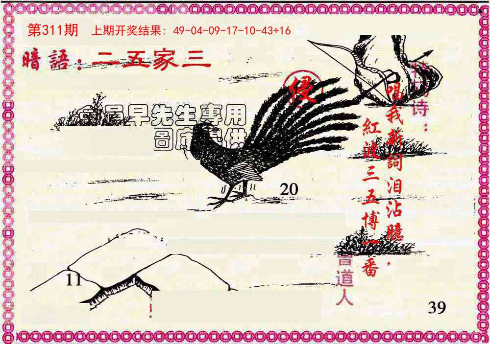 311期新暗语报[图]