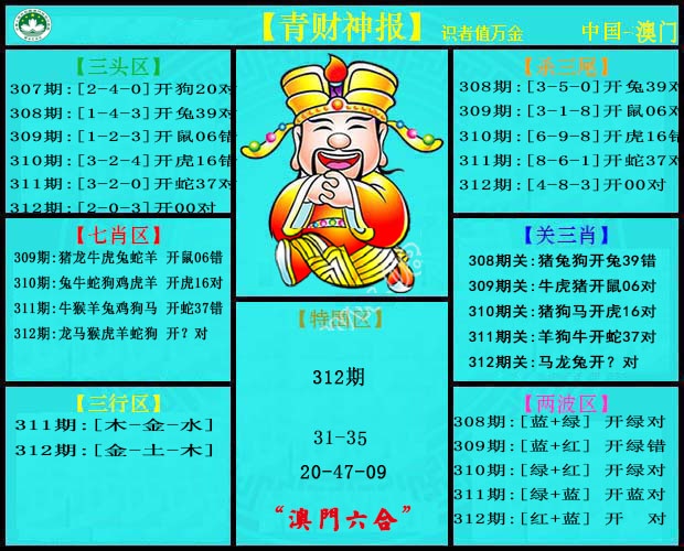 312期青财神[图]