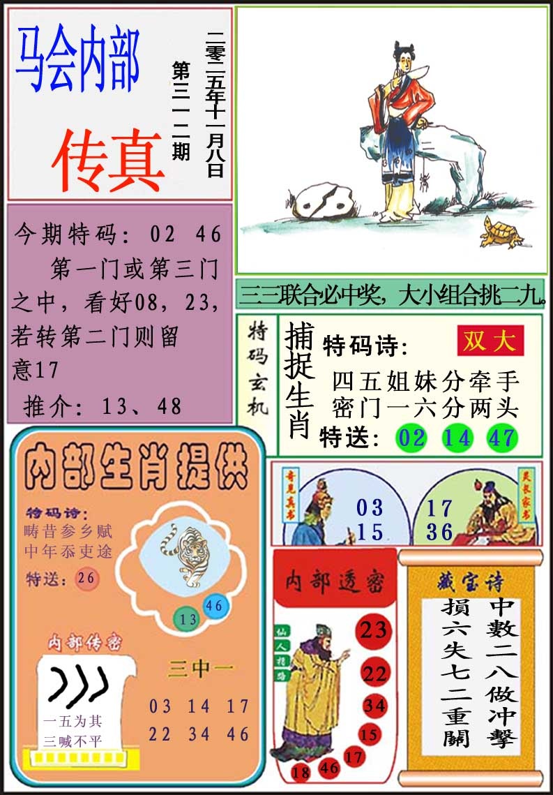 312期马会内部传真[图]