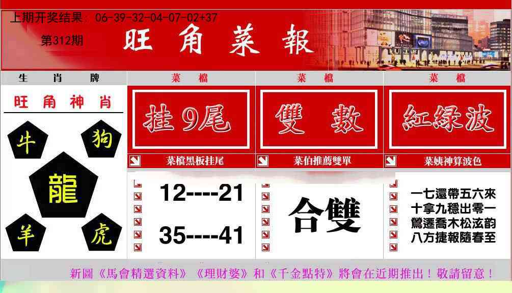 312期旺角菜报[图]