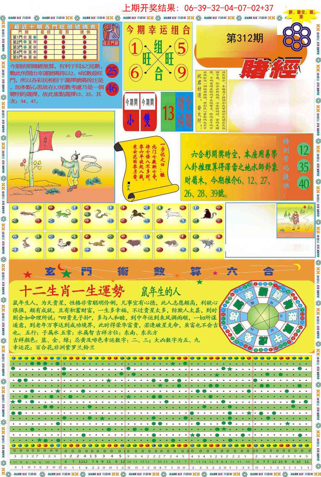 312期九龍赌经A(推荐)[图]