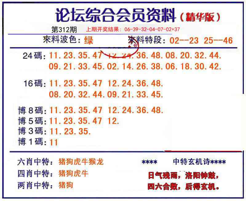 312期综合会员资料[图]
