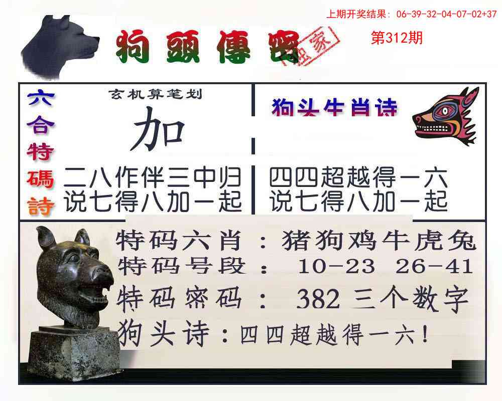 312期狗头传密[图]