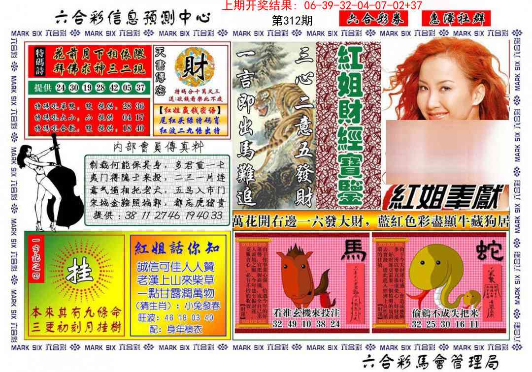 312期红姐财经宝鉴[图]