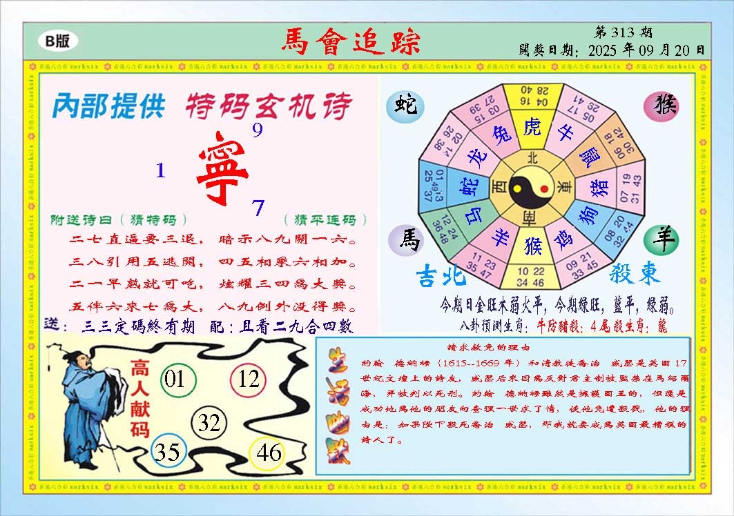 313期马会追踪B[图]