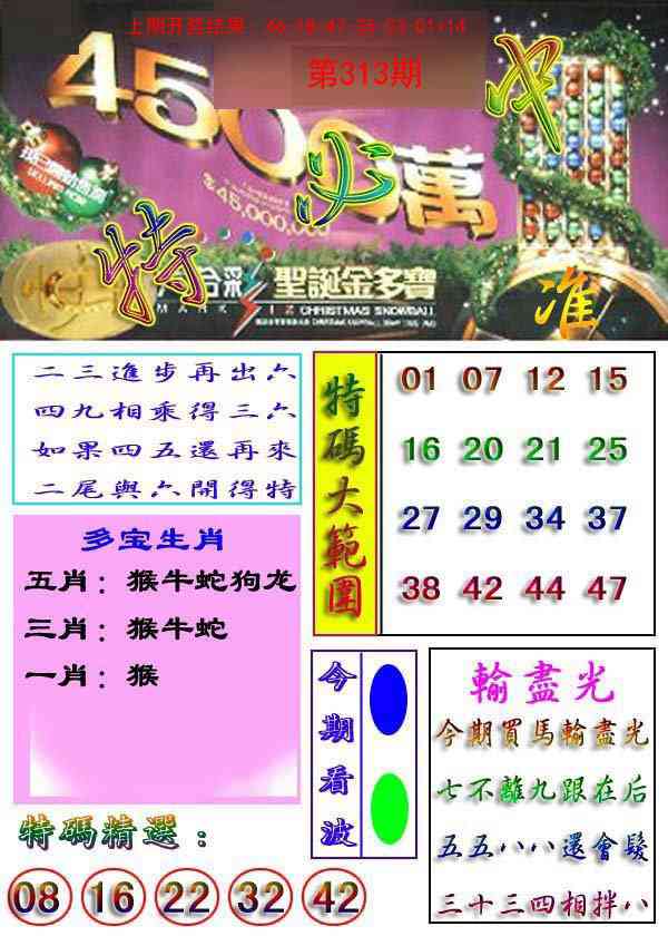 313期特必中[图]