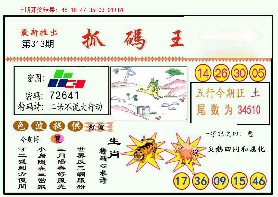 313期抓码王[图]