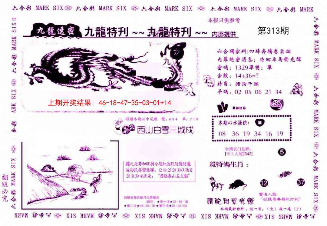 313期九龙特新刊[图]