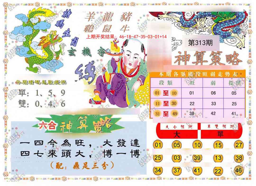 313期神算策略[图]