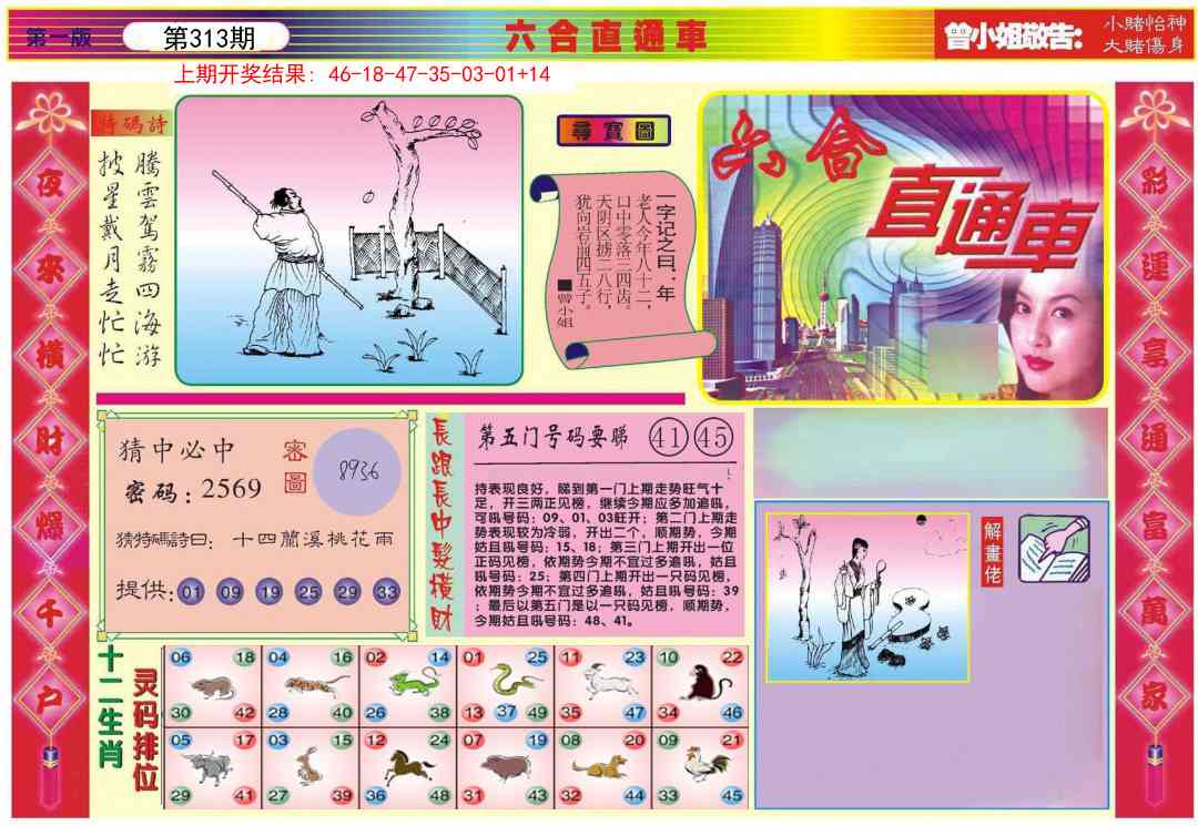 313期六合直通车A[图]
