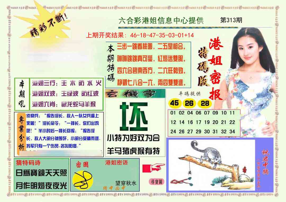 313期港姐密报A[图]