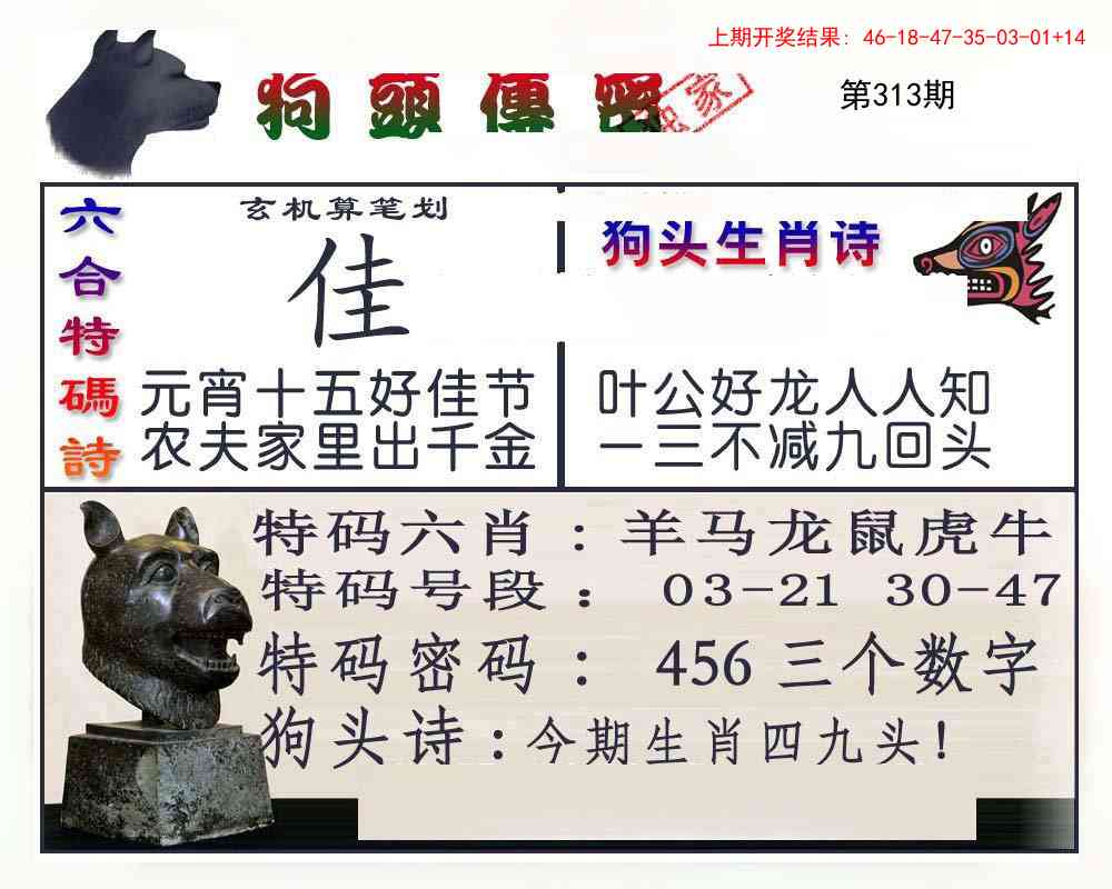 313期狗头传密[图]