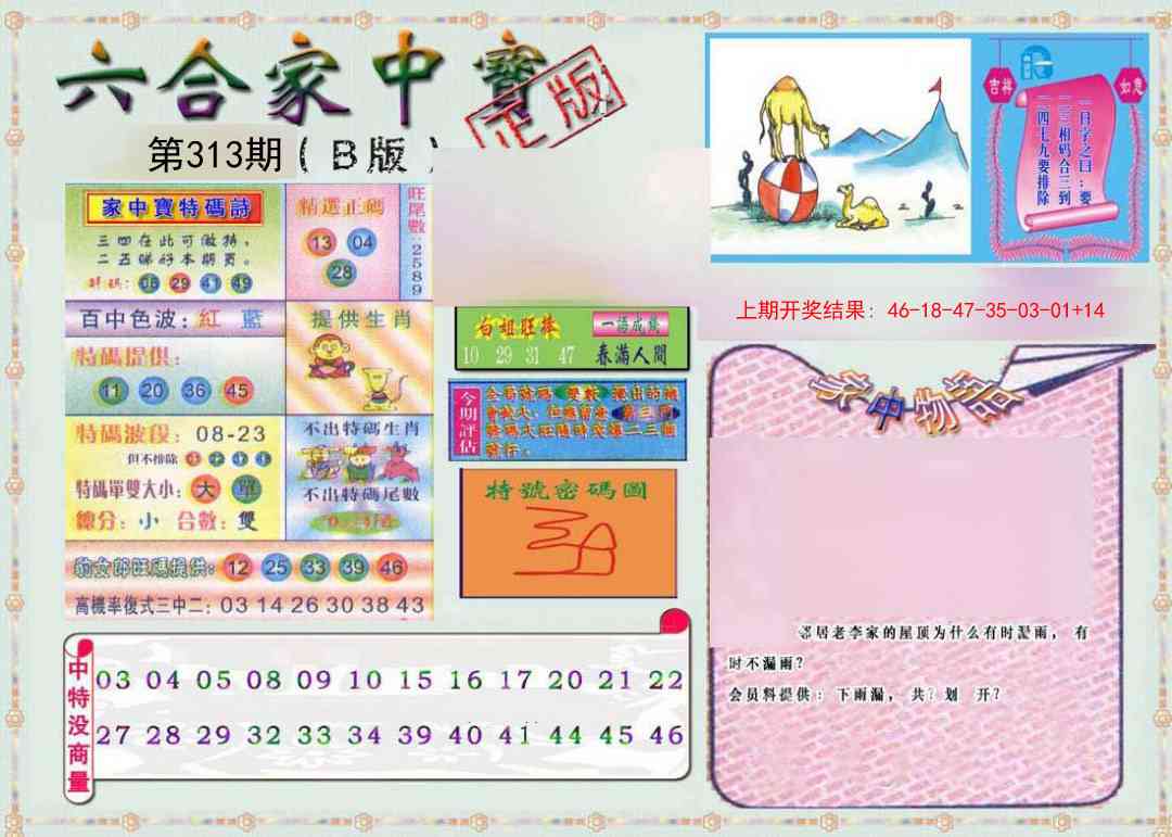 313期六合家中宝B[图]