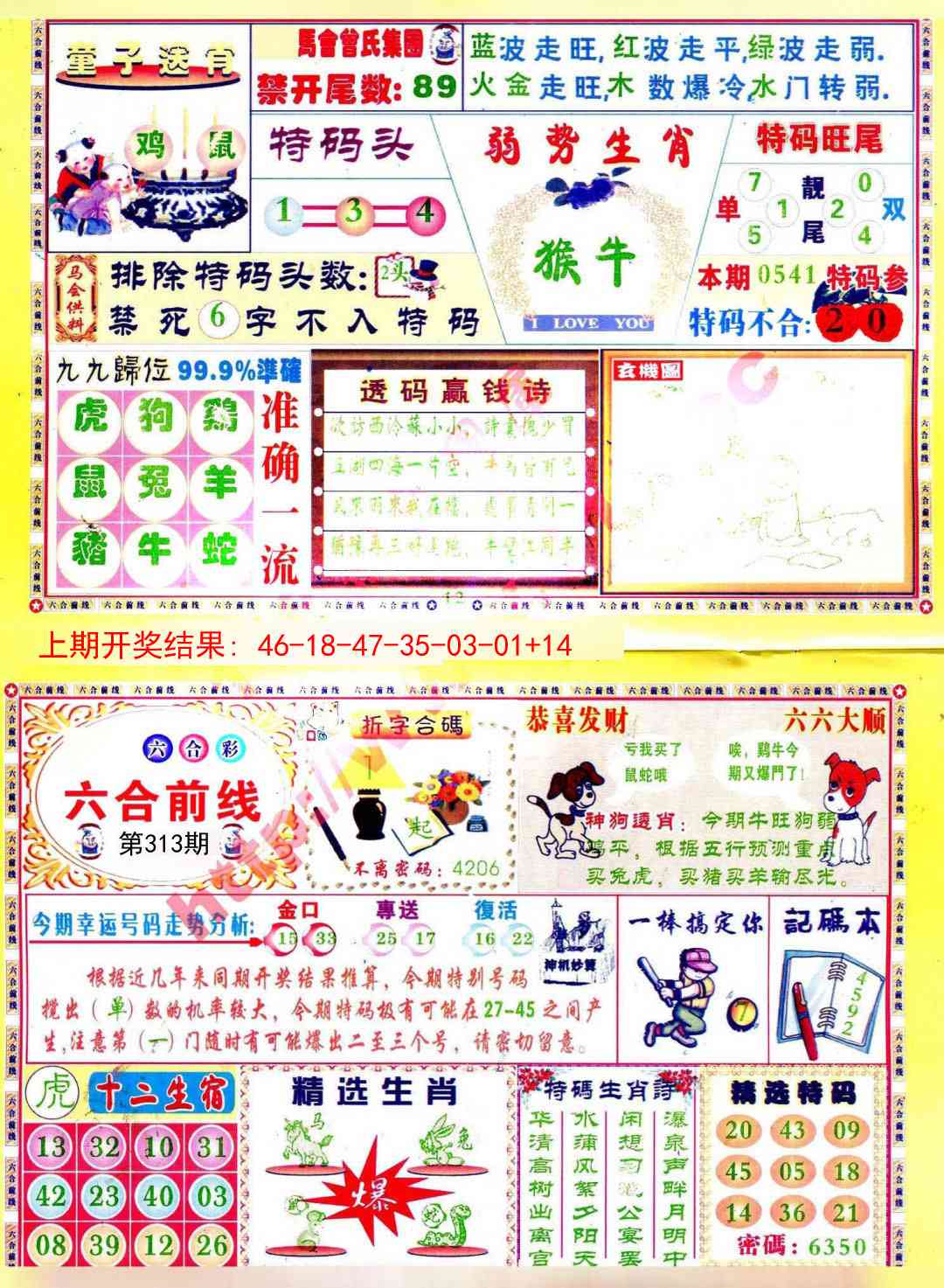 313期六合前线[图]