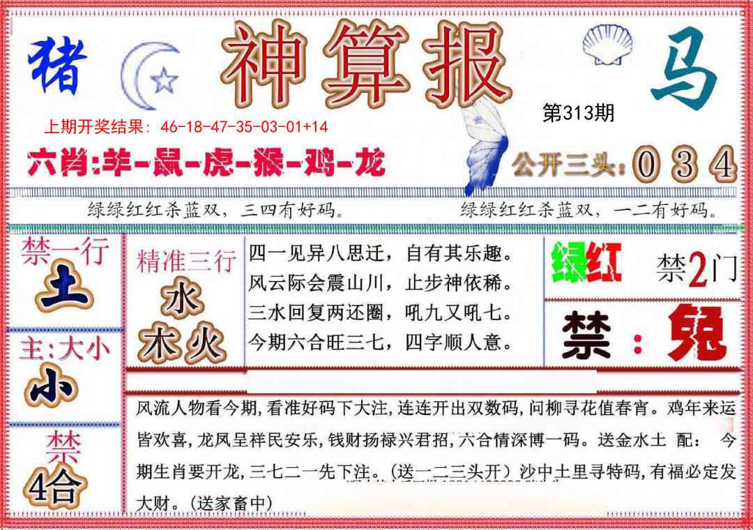 313期神算报(新版)[图]