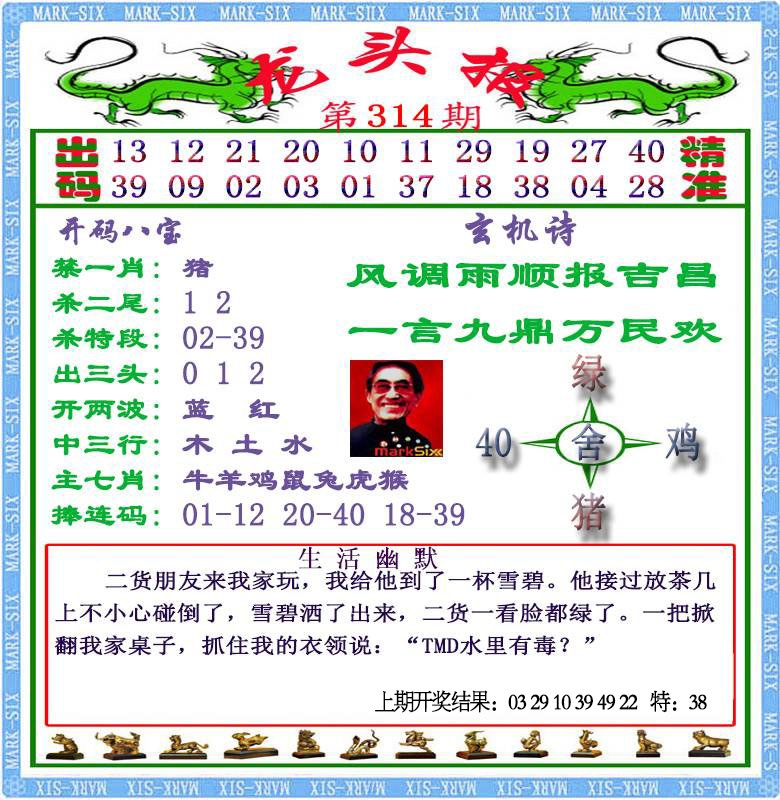 314期龙头报[图]