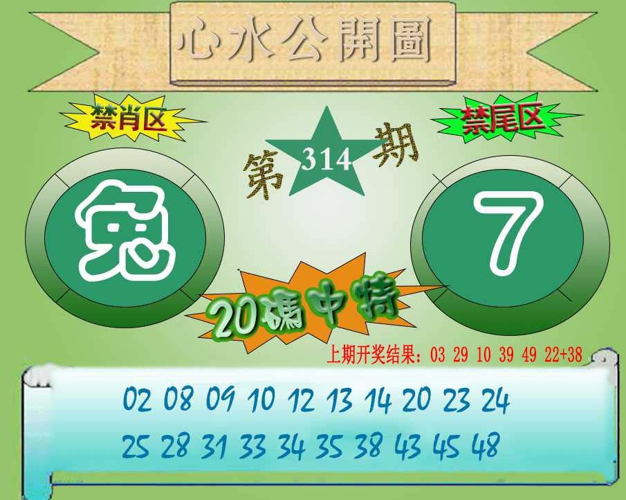 314期心水公开图[图]