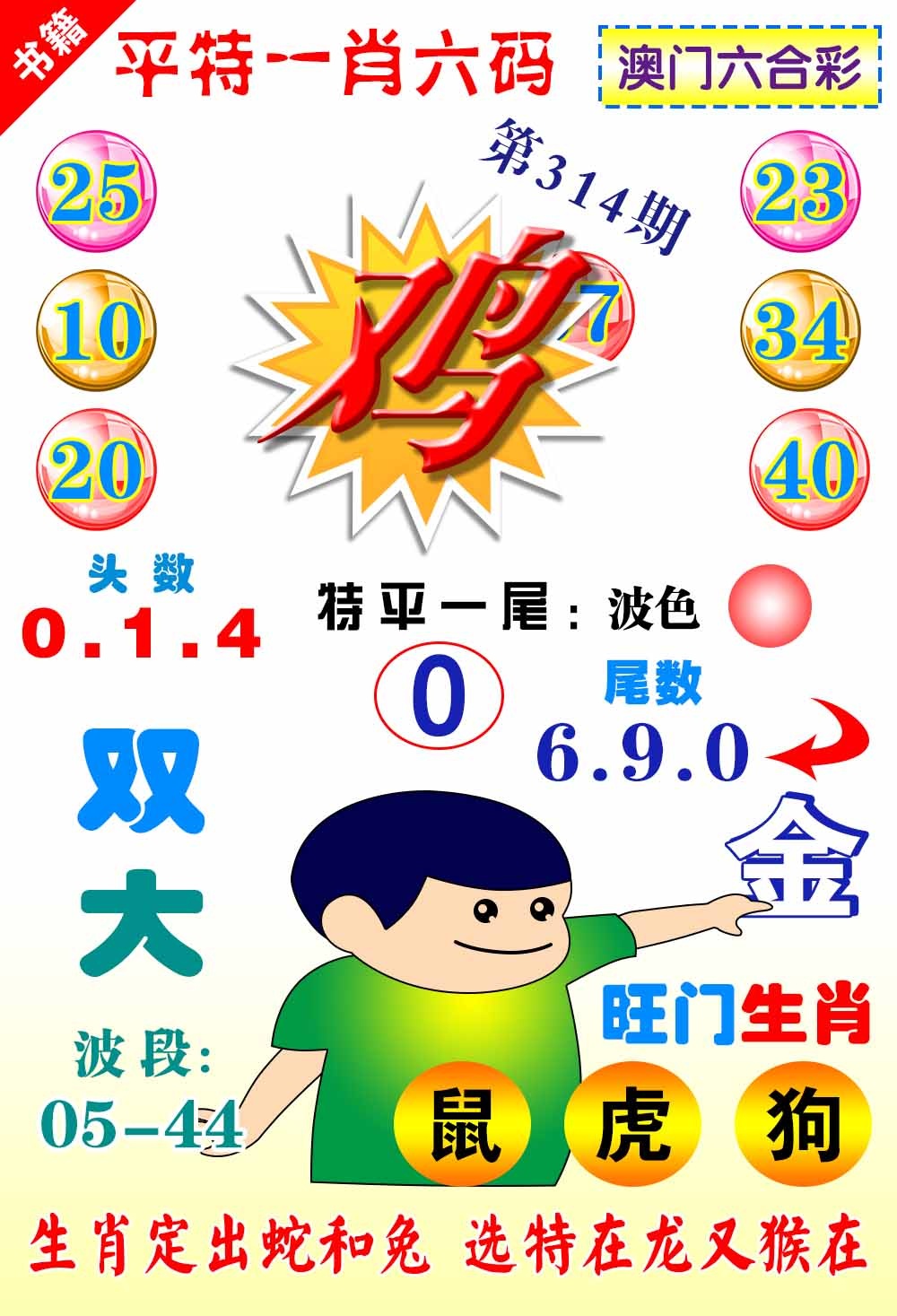 314期澳门一肖六码[图]