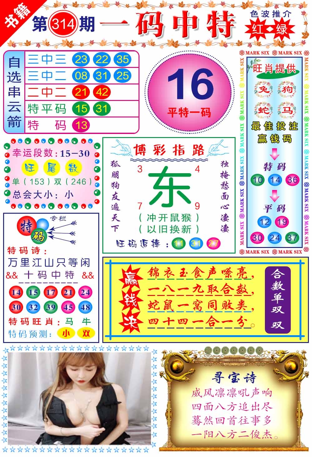 314期澳门穿云箭[图]