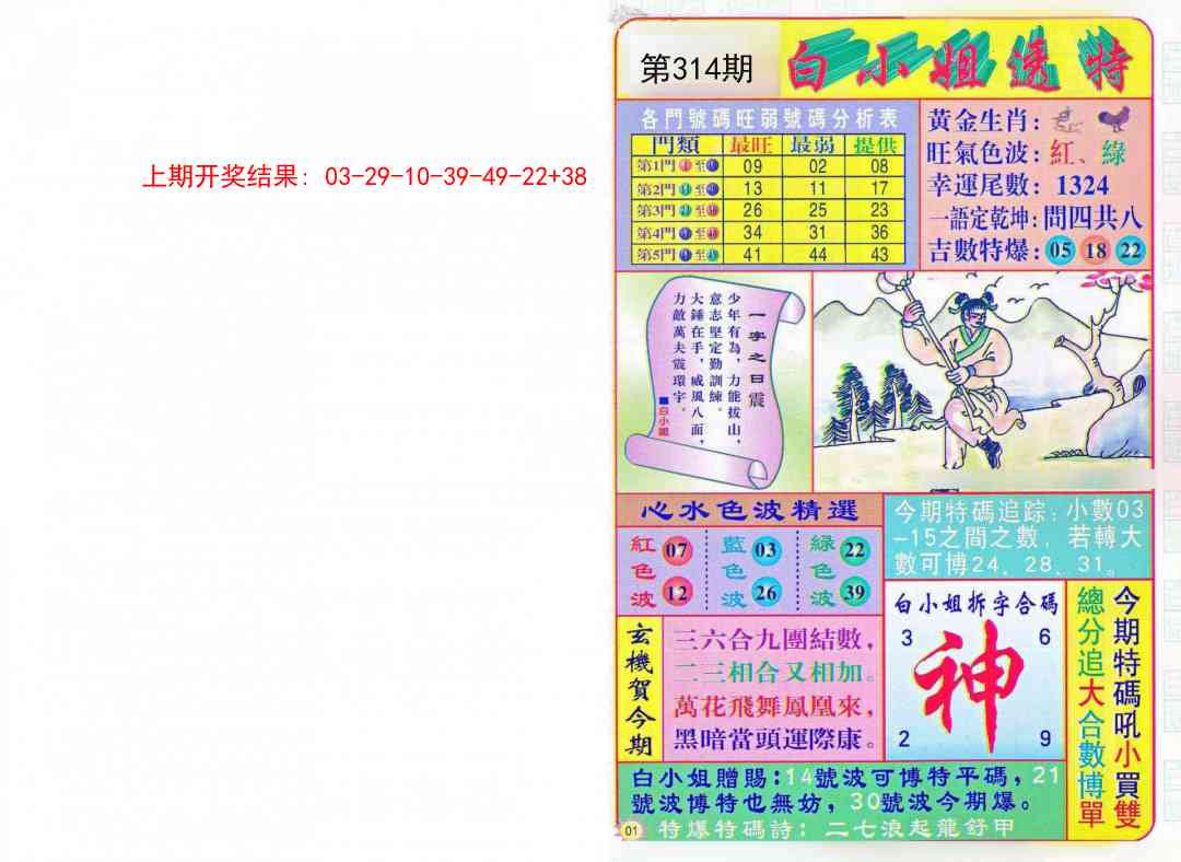 314期白小姐透特[图]