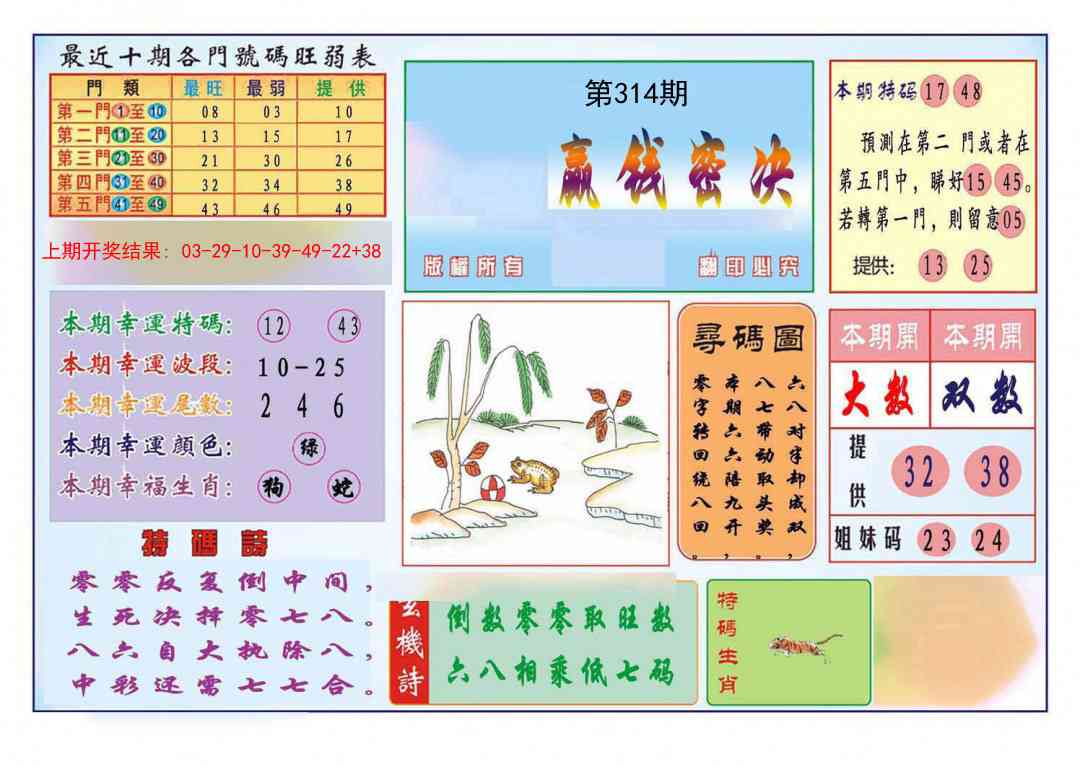 314期九龍赢钱密决(推荐)[图]