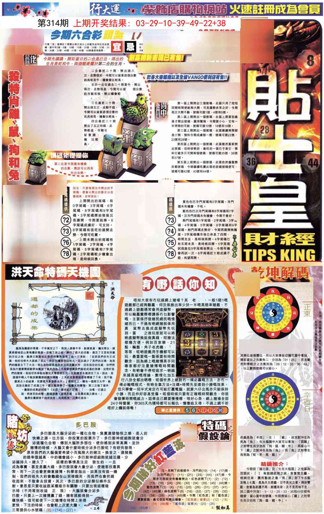 314期贴士皇A加大版[图]