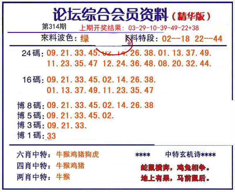 314期综合会员资料[图]