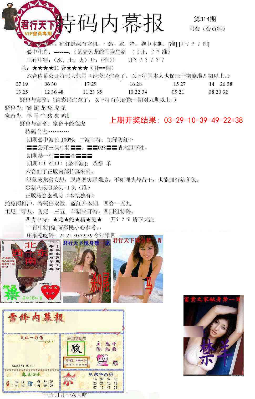 314期特码内幕报[图]