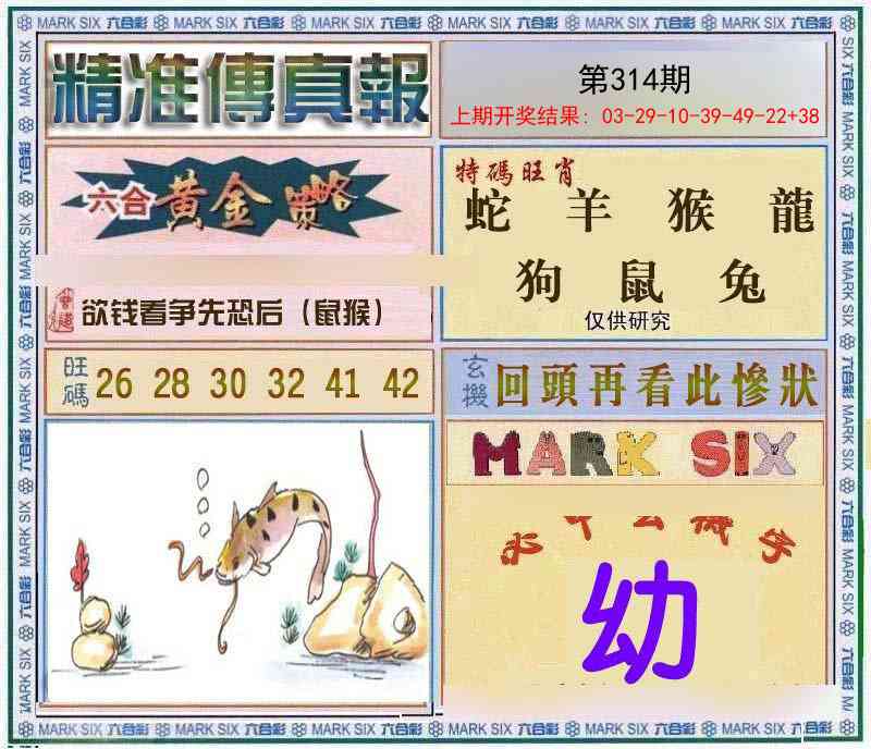 314期精准<傳真報>[图]