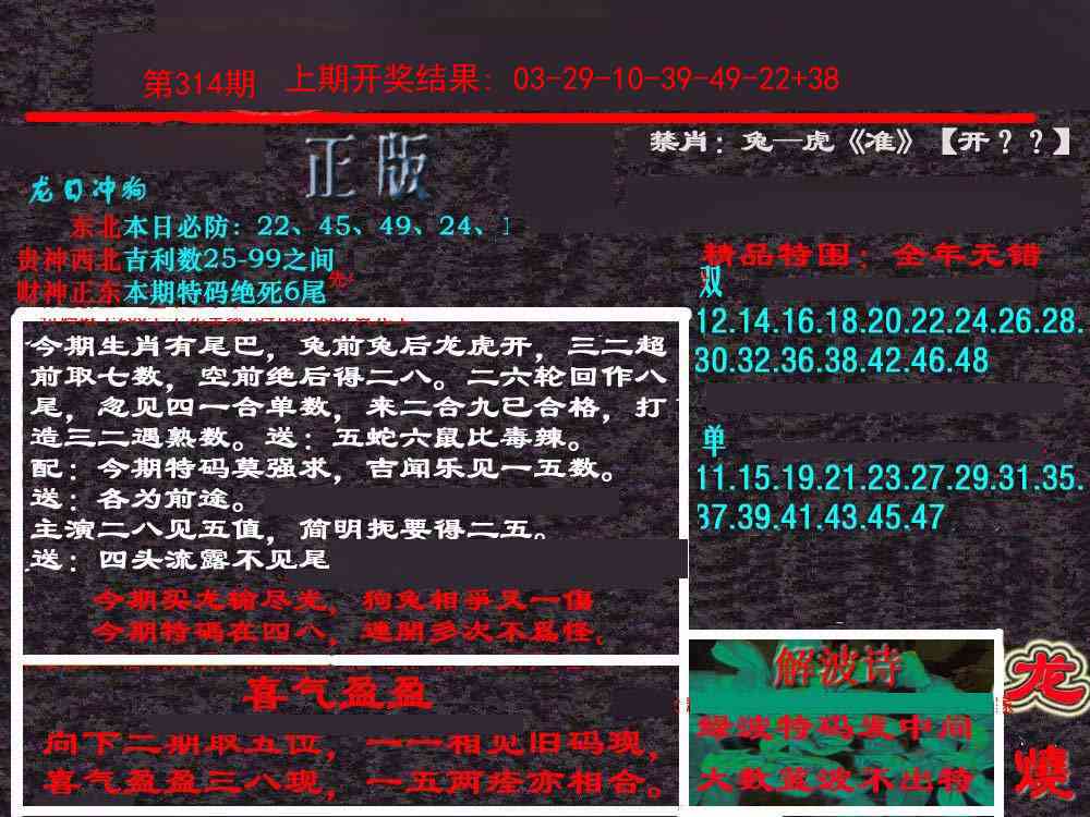 314期新港内幕[图]