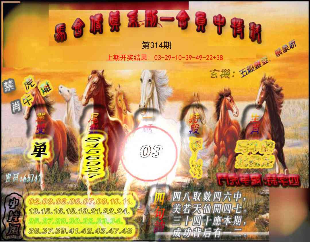 314期马会传真-会员报[图]