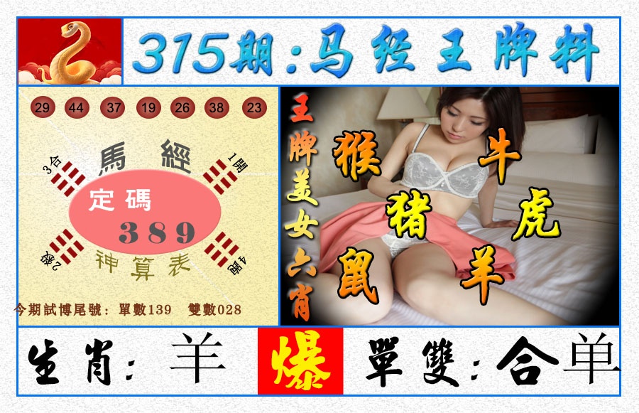 315期王牌料[图]